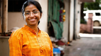 Social Activist and IVLP Alumna Sunitha Krishnan founded Prajwala in 1996 to rescue and aid survivors of sex-trafficking.
