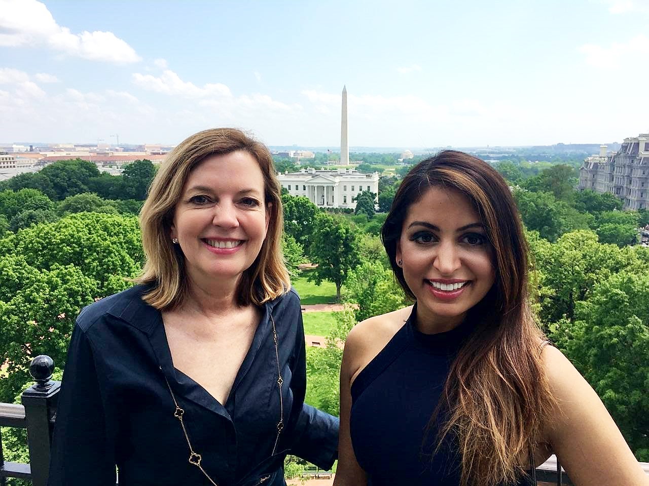 Assistant Secretary Marie Royce with Rhonda Binda