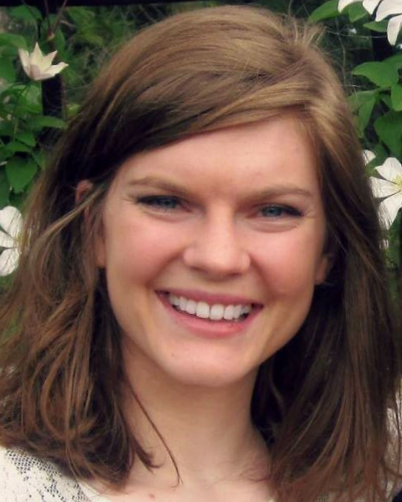 Headshot of young lady smiling