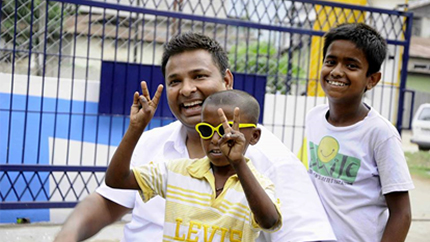 Alumnus Arman Ali at the Shishu Sarothi Foundation Day Celebration