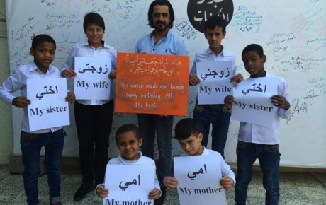 2014 IVLP alumnus Husham Hassan, who works with Iraqi orphans, encouraged them to honor the role of women in society.