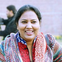 Rubina Feroze Bhatti, IVLP alumna and General Secretary of Pakistani human rights-based development group, the Taangh Wasaib Organization,
